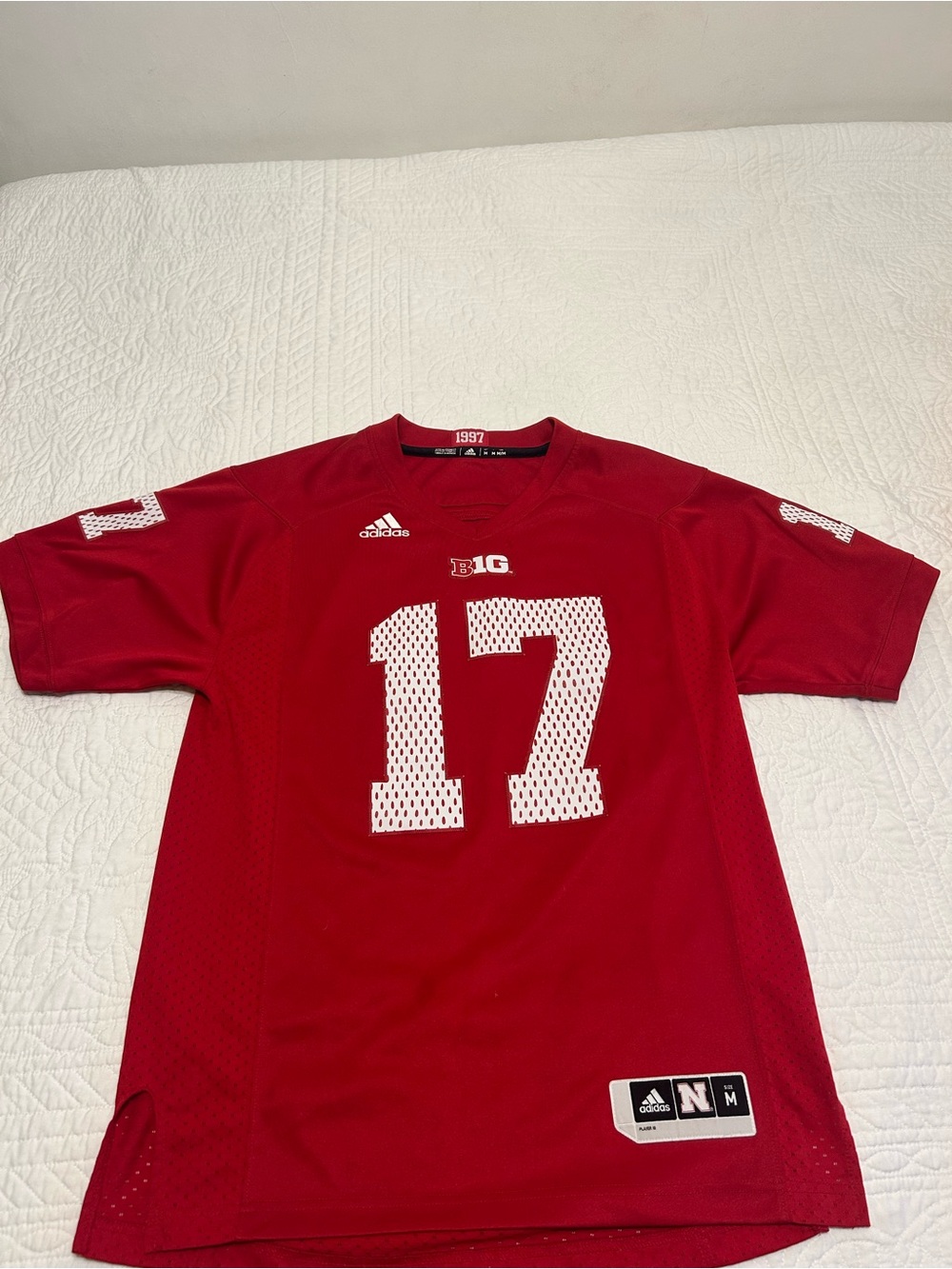 Nebraska Cornhuskers - Adidas 1997 Commemorative Football Jersey